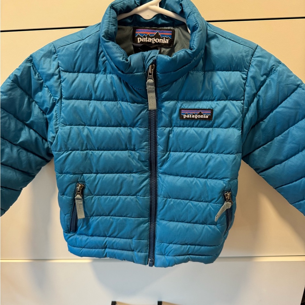 Patagonia Blue Puffer Jacket